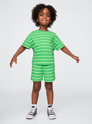 Baby & Toddler Terry Textured Stripe Outfit Set | Gap (US)