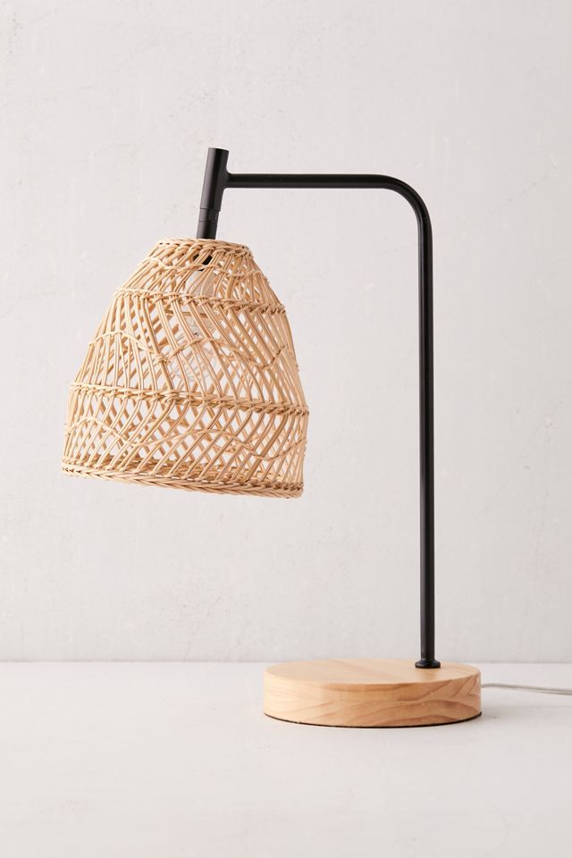 Rattan Desk Lamp | Urban Outfitters (US and RoW)