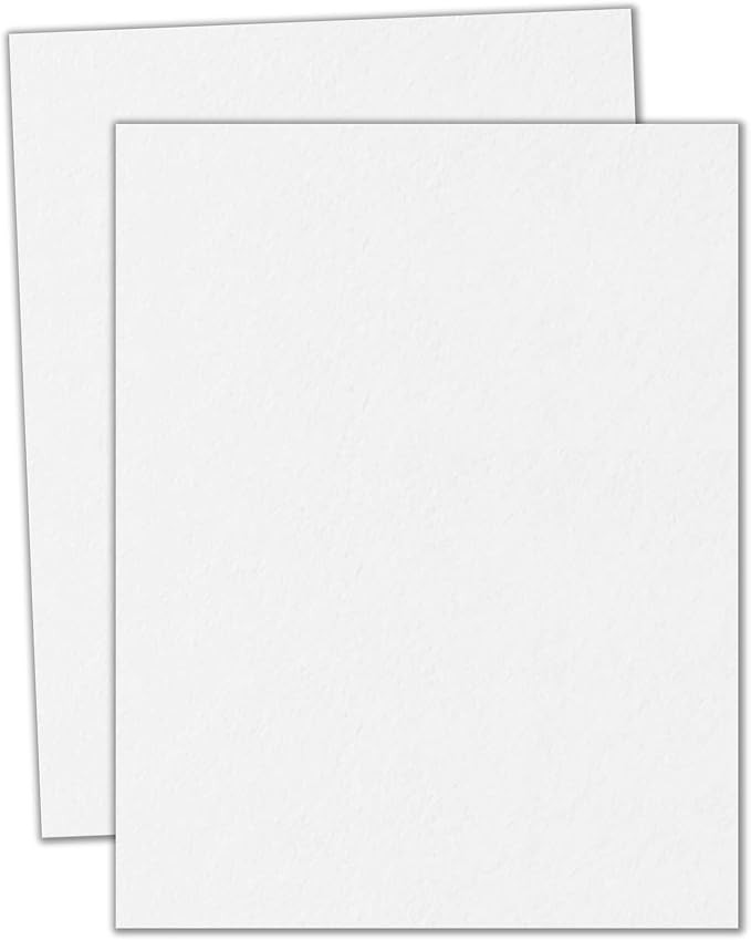 20 Sheets, Heavy White Cardstock - 8.5" x 11", 110 lb (300 gsm) | Amazon (US)