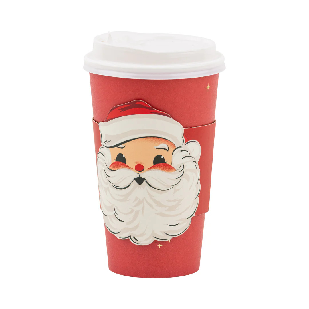 Rosy Cheeks Santa To Go Cups | My Mind's Eye