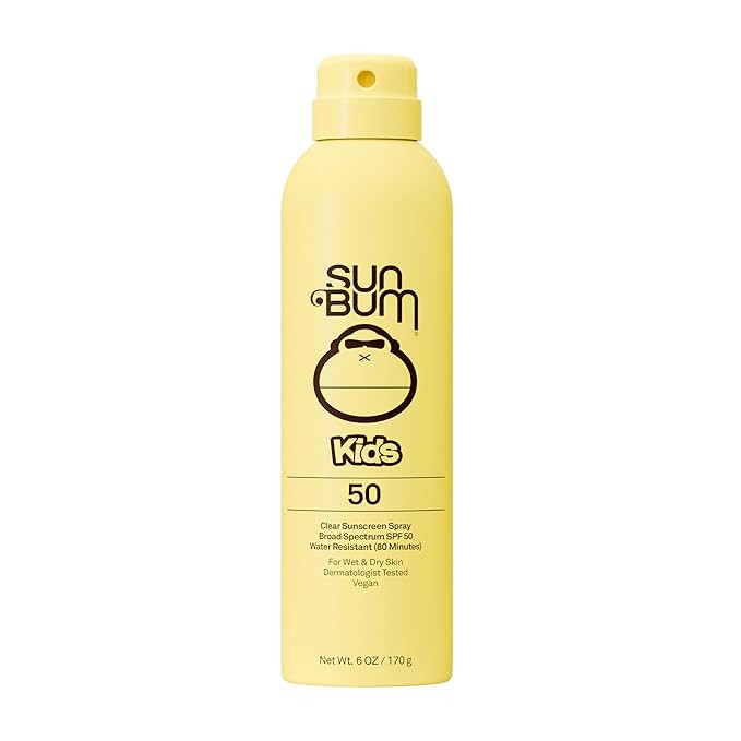 Sun Bum Kids SPF 50 Sunscreen Clear Body Spray - Broad Spectrum Water-Resistant with Vitamin E - ... | Amazon (US)