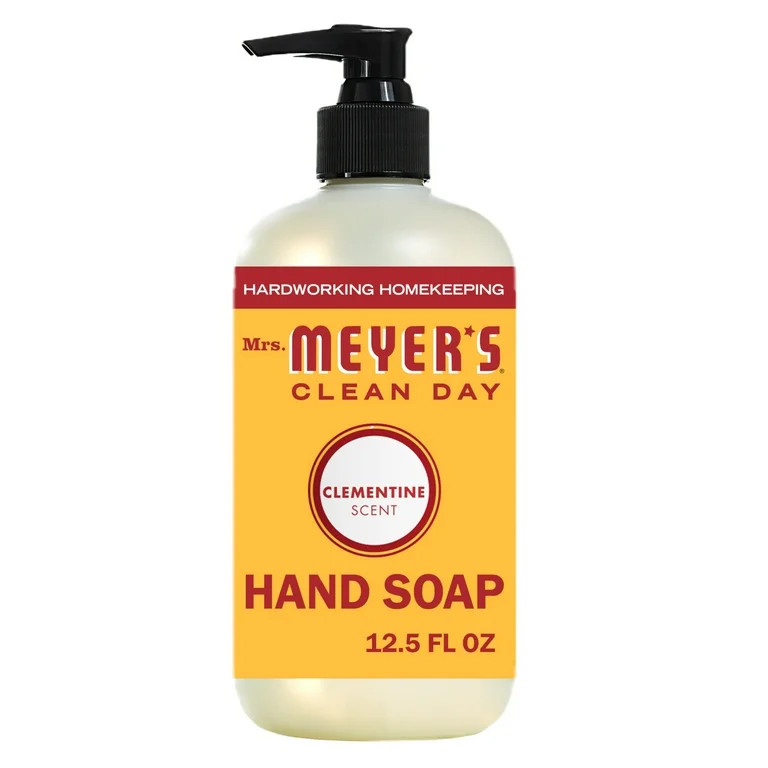 Mrs. Meyer's Clean Day Liquid Hand Soap, Clementine Scent, 12.5 fl oz | Walmart (US)