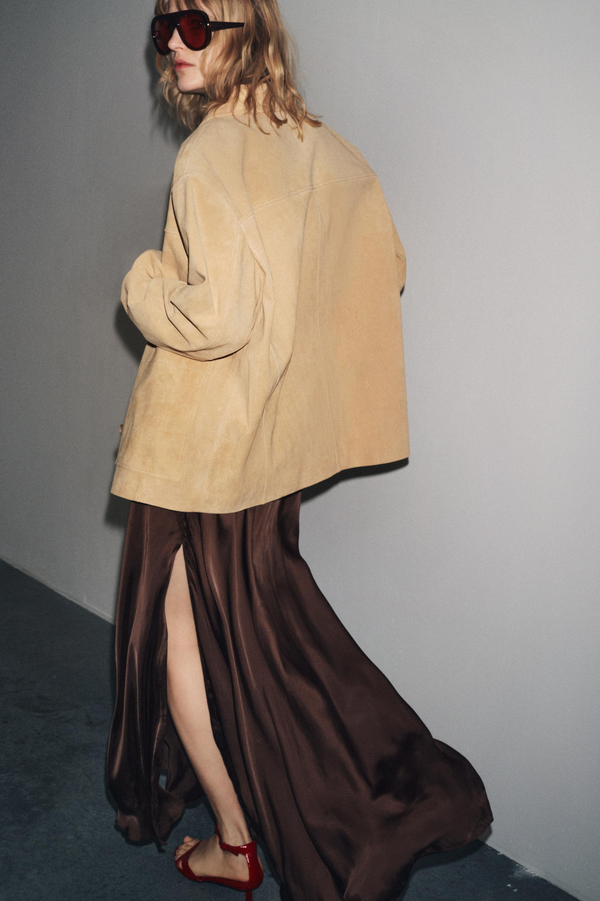 SUEDE LEATHER JACKET ZW COLLECTION LIMITED EDITION | Zara US