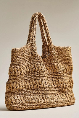 LSPACE Changing Tides Raffia Bag | Anthropologie (US)