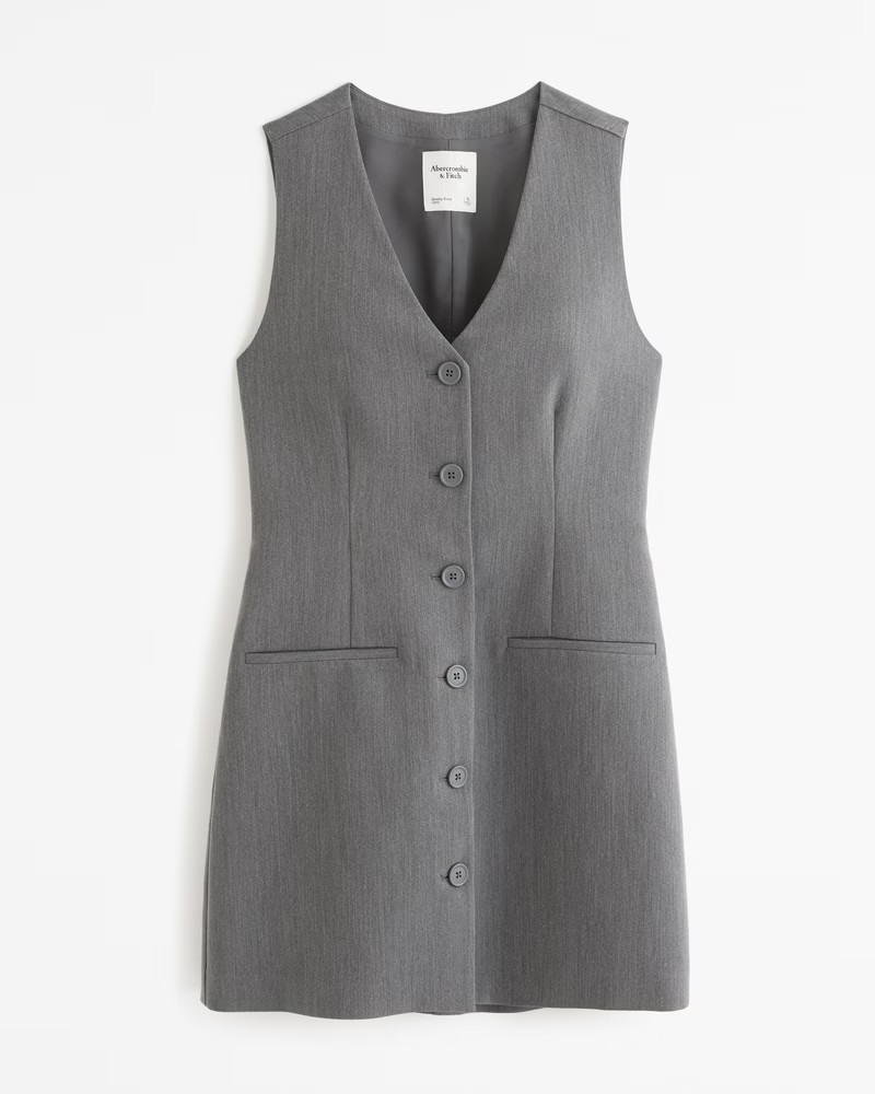 Vest Mini Dress | Abercrombie & Fitch (US)