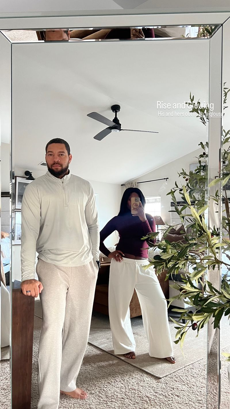 His and Hers Outfit from Uniqlo USA 

 #LTKootd #LTKSeasonal