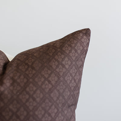 Clove in Maroon Lumbar - 12x20" | Woven Nook