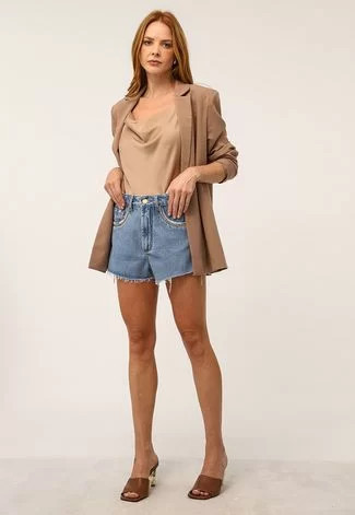 Short Jeans Lança Perfume Relaxed Azul | Dafiti (BR)