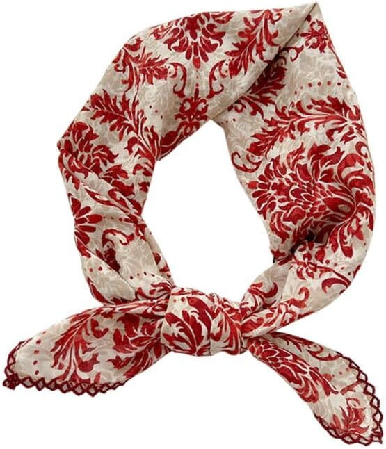 Large Cotton Bandana Headband, Head Wrap, Protective Coverage, Hair Neck Scarf for Women 28 x 28 ... | Amazon (US)