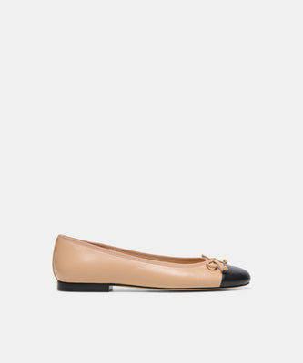 Ritla Captoe Ballet Flats in Light Tan Leather Size 10 By Dolce Vita | DolceVita.com