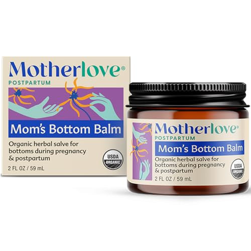 Motherlove Mom's Bottom Balm (2 oz) Organic Herbal Salve w/Witch Hazel for Bottoms During Pregnancy & Postpartum —Non-GMO Ointment | Amazon (US)
