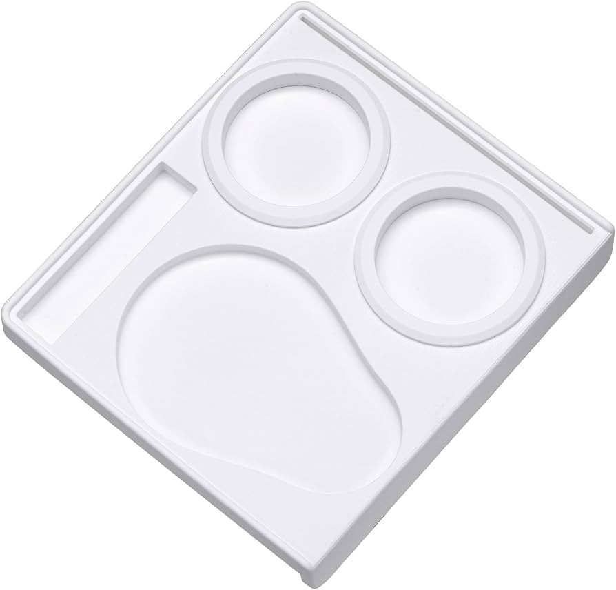 Normcore Compact Tamping Station - White Barista Tamping Mat - Anti Slip Corner Tamping Mat - Cof... | Amazon (US)