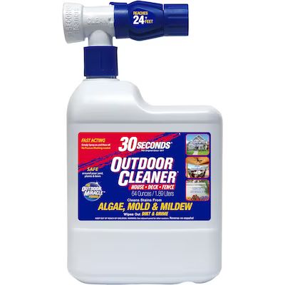30 SECONDS  64-oz Mold and Mildew Stain Remover Outdoor Cleaner | Lowe's