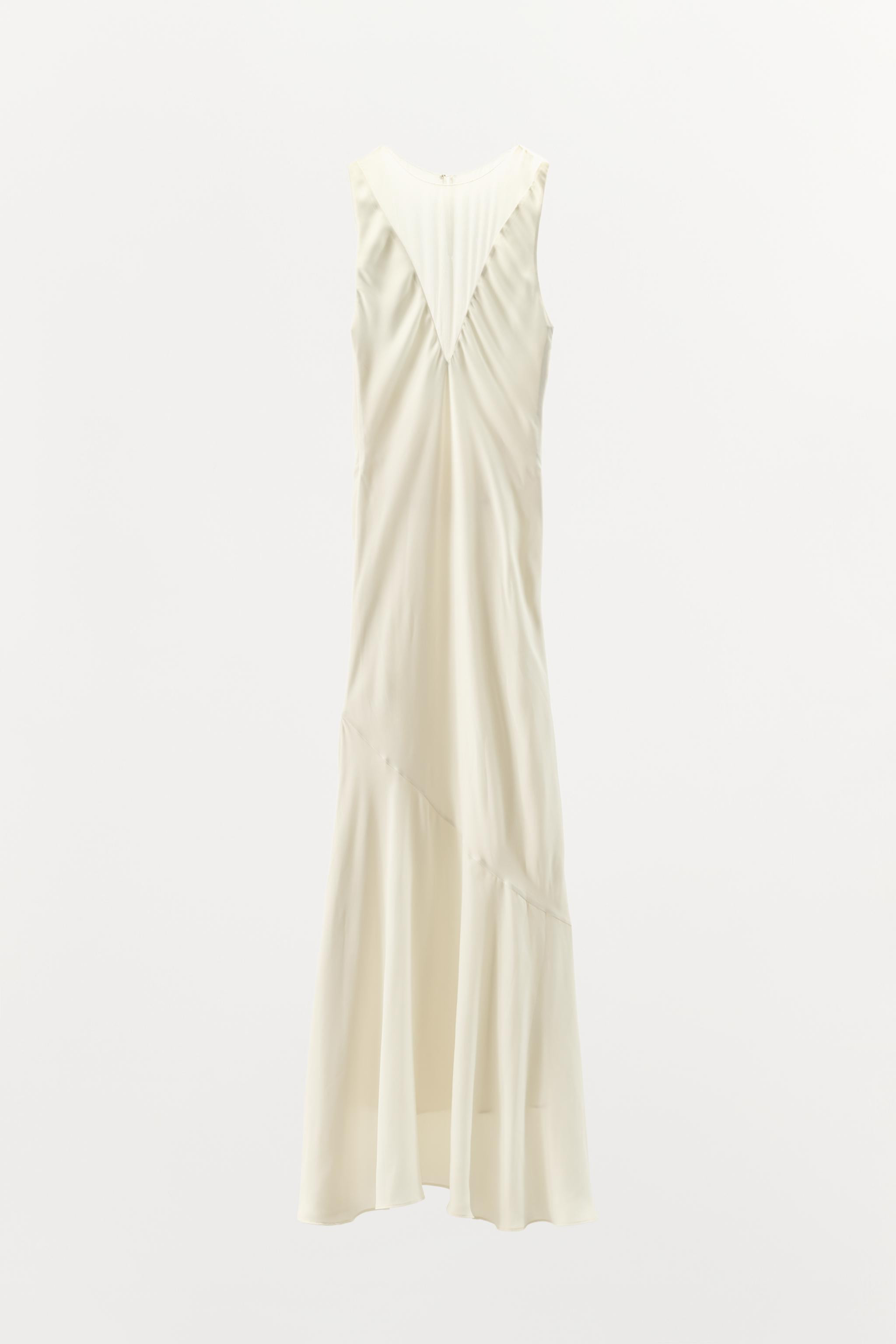 LONG COMBINED SATIN DRESS | Zara UK