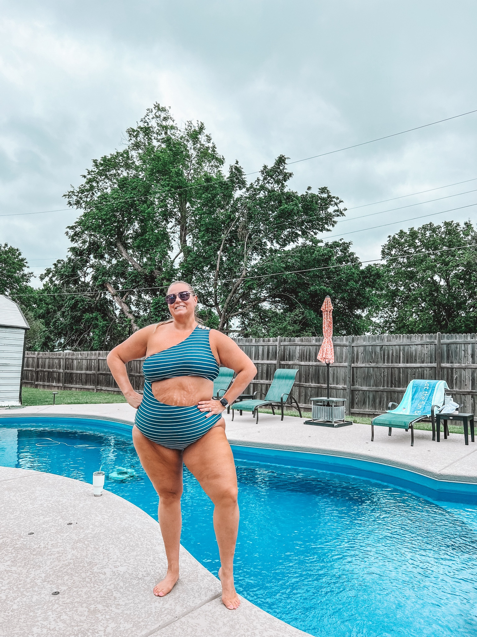 The perfect suit for you pool days or beach vacation. I love the nautical theme with the blue and white stripes as well as the gold buttons on the shoulder. The cut outs in swimsuits are everything this year and love the cut on this one. And this one is on major sale! 

Plus size swim 
Plus size swimsuit 
Plus size swimwear 
Boat outfit 
Vacation outfit 
Swimwear 
Swimsuit
One piece swim
One piece swimsuit  


#LTKSwim #LTKSaleAlert #LTKPlusSize