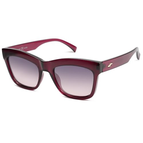 SOJOS Classic Cat Eye Polarized Sunglasses for Women Retro Trendy Bold Rectangular Sunnies SJ2254, Purple/Grey | Amazon (US)