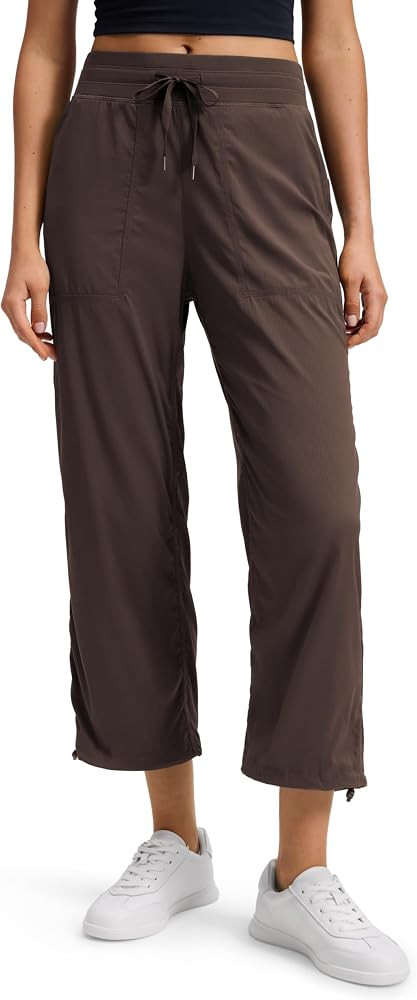 CRZ YOGA Ease Line Straight Leg Crop Pants 24" | Amazon (US)