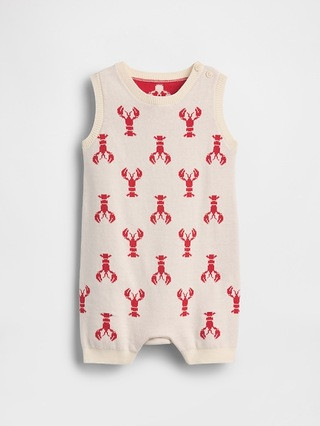Baby Lobster Sweater Shorty One-Piece | Gap (US)