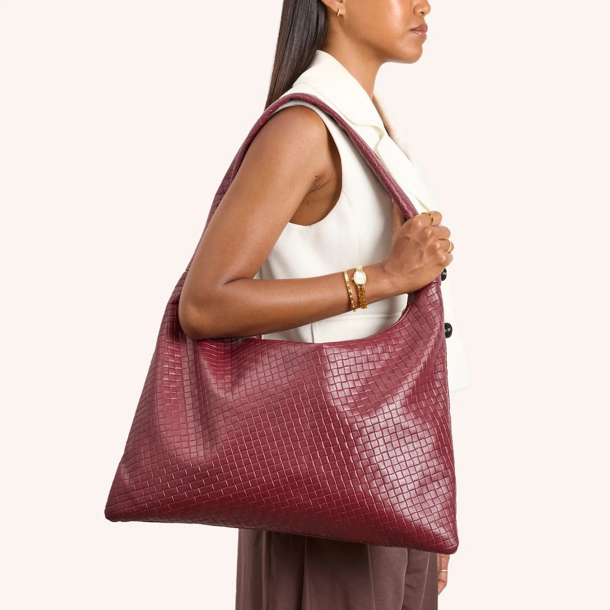 Milan Leather Bag (Burgundy) | Abbott Lyon