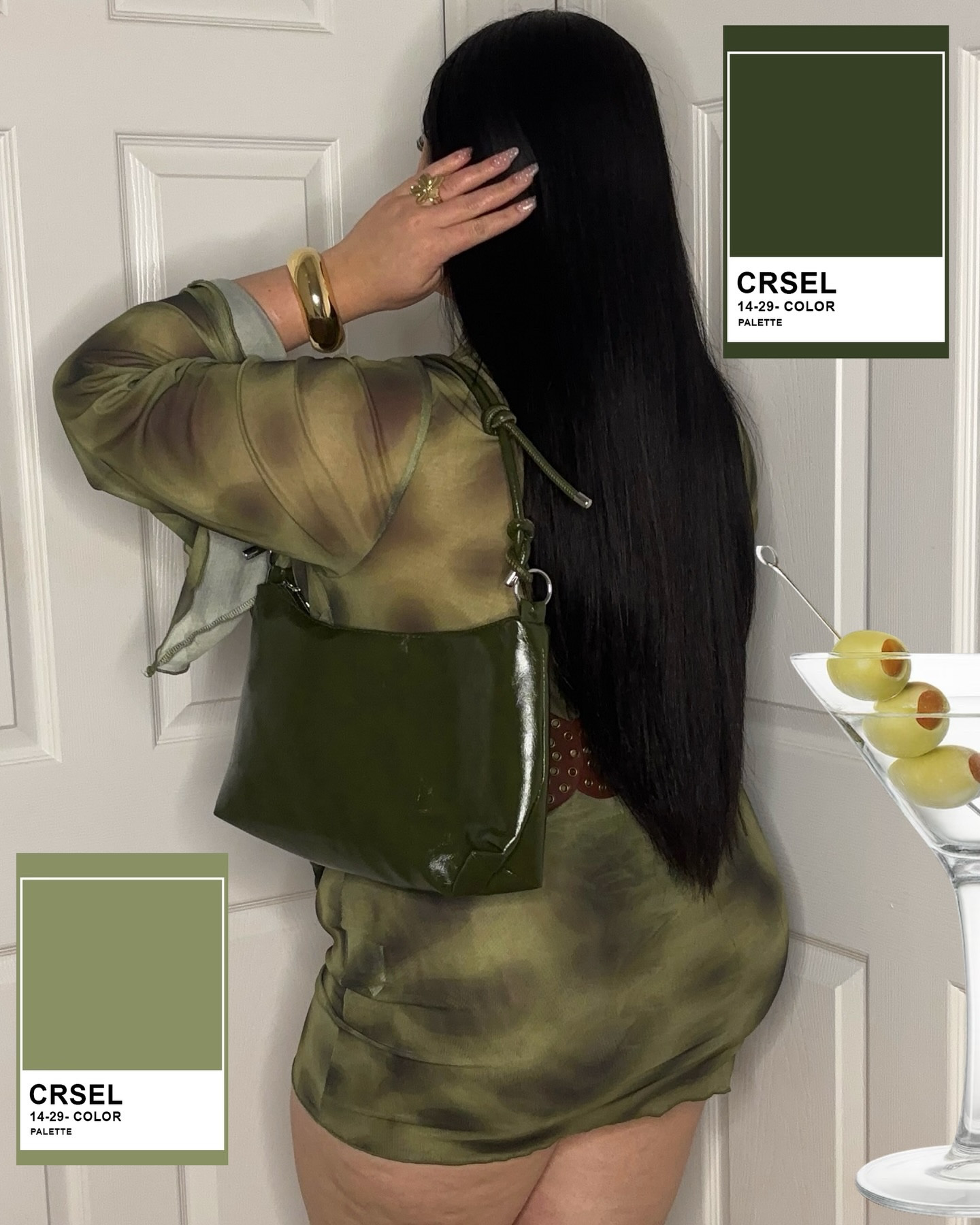 This shade of green just gets me 🍸🫒

Follow me on my LTK and shop this look link in bio 🔗

🔍Search ON SHEIN 🍸
Dress: 321648158
Heels: 111247210
Bag: 365700750
Belt: 131959891

#fyp #fypviralジ #reels #fashioninspo #ootd