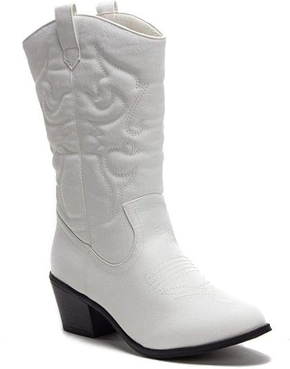 Jazamé Women's TEX Tall Stitched Western Cowboy Cowgirl Dress Boots | Amazon (US)