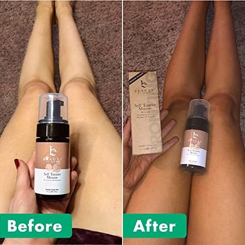 Beauty by Earth Self Tanner Mousse - Medium to Dark Fake Tan Sunless Tanner, Self Tanners Best Se... | Amazon (US)