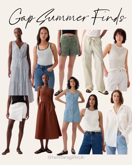 Gap Summer Finds 🙌🏻🙌🏻

Sun dress, mini dress, linen summer, denim dress, shorts, crochet top, suns dress 

#LTKSeasonal #LTKStyleTip #LTKTravel