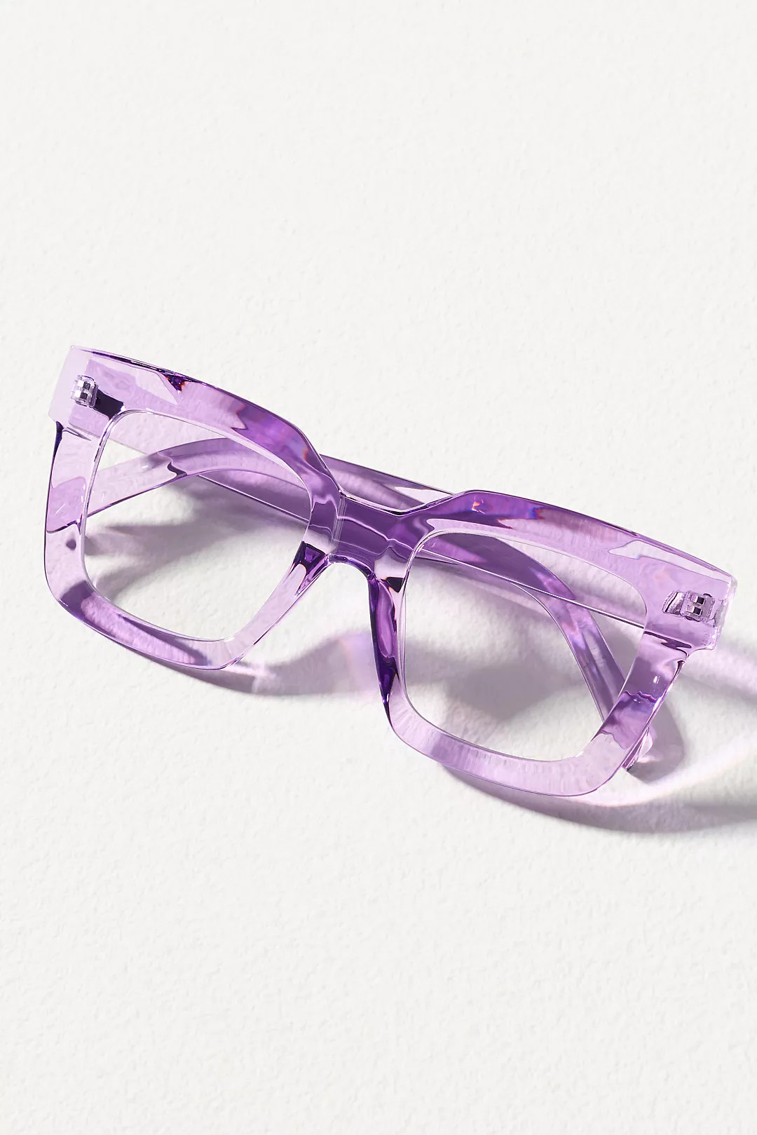 Chunky Cara Translucent Reading Glasses | Anthropologie (US)