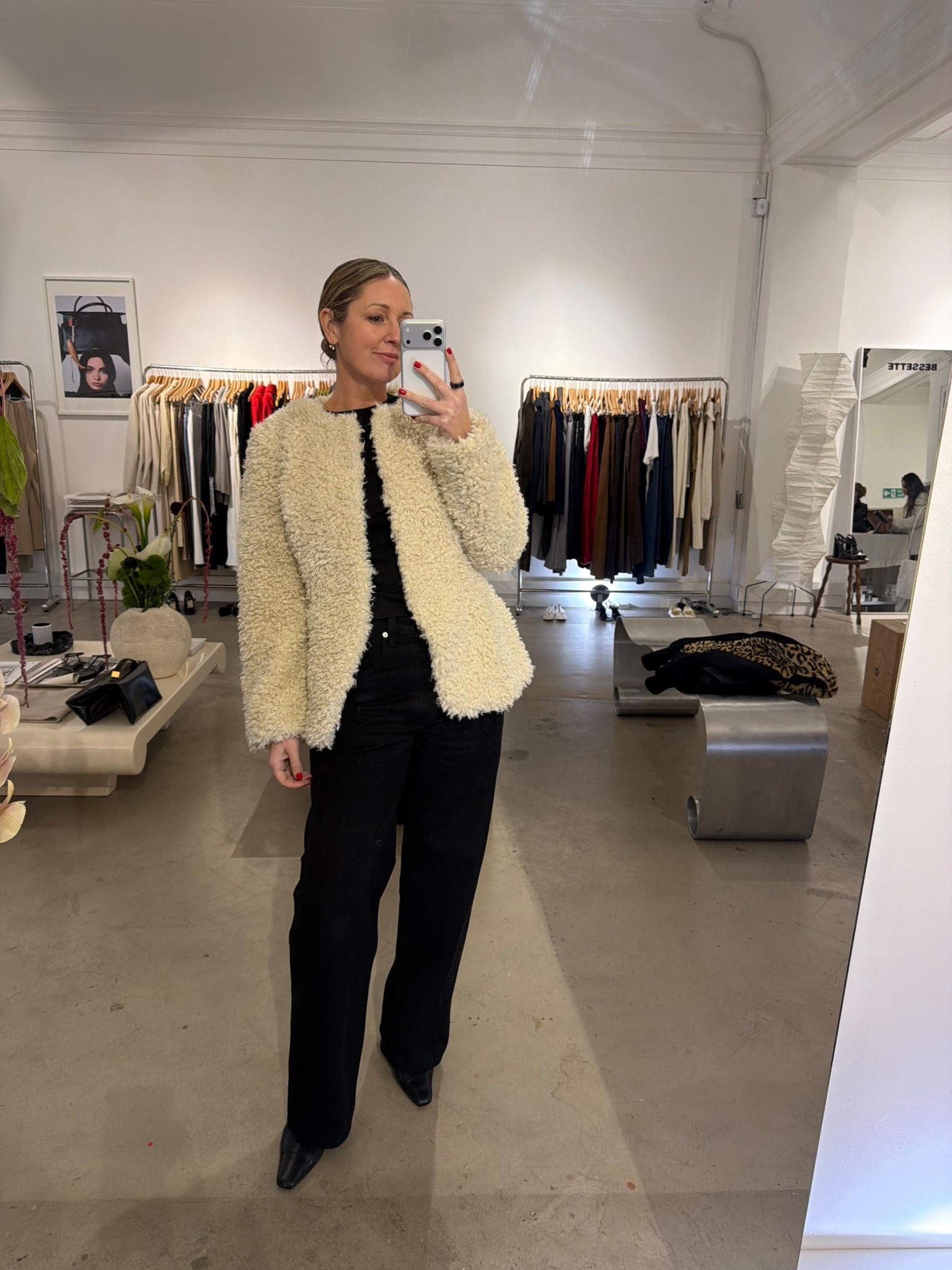 The Coolest Aligne Jacket 
| Spring Outfits | Black Jeans | Cream Jacket 

#LTKeurope #LTKuk #LTKspring