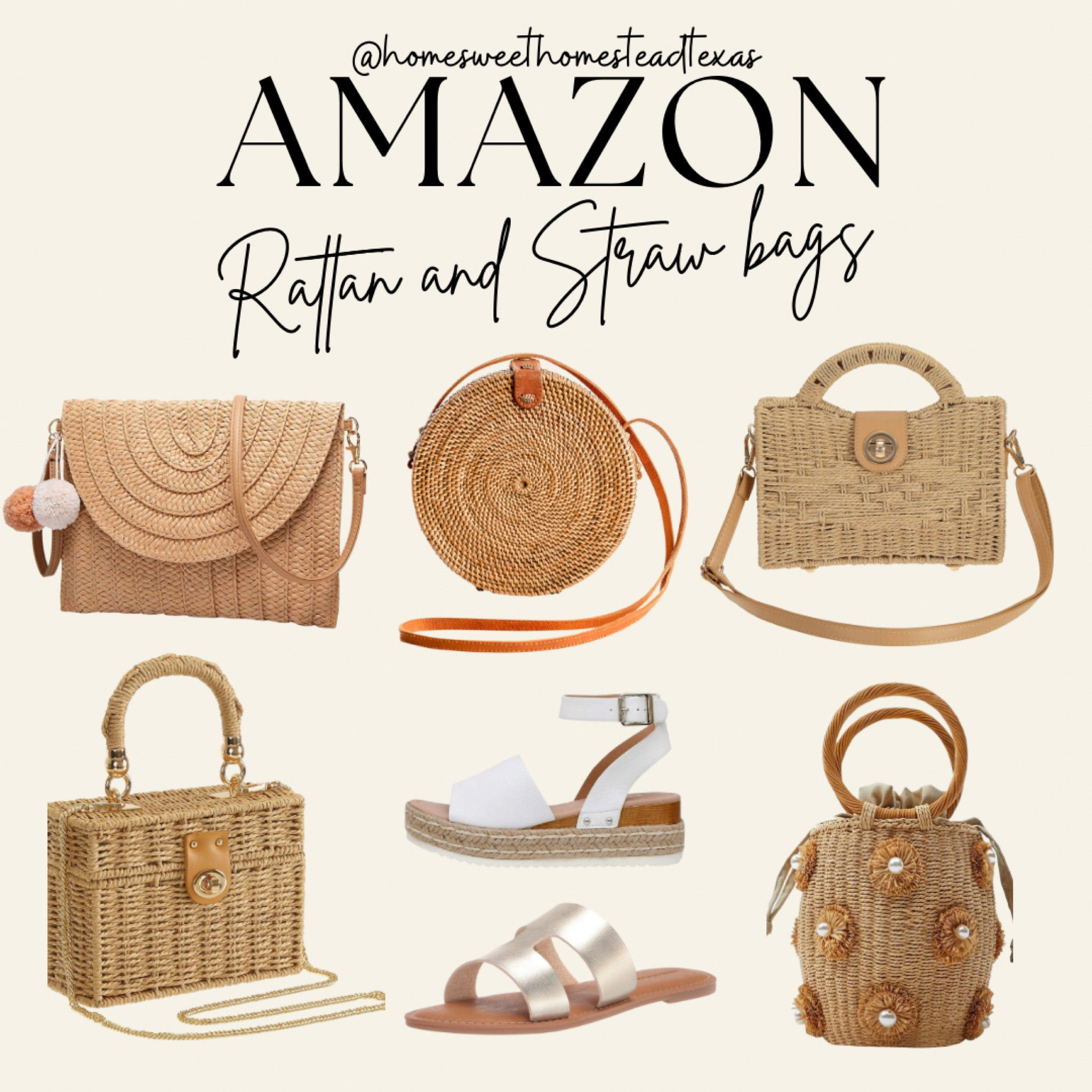 Amazon straw, wicker, and rattan handbags, clutch, purse, totes for spring and summer  

#LTKstyletip #LTKSeasonal #LTKFind