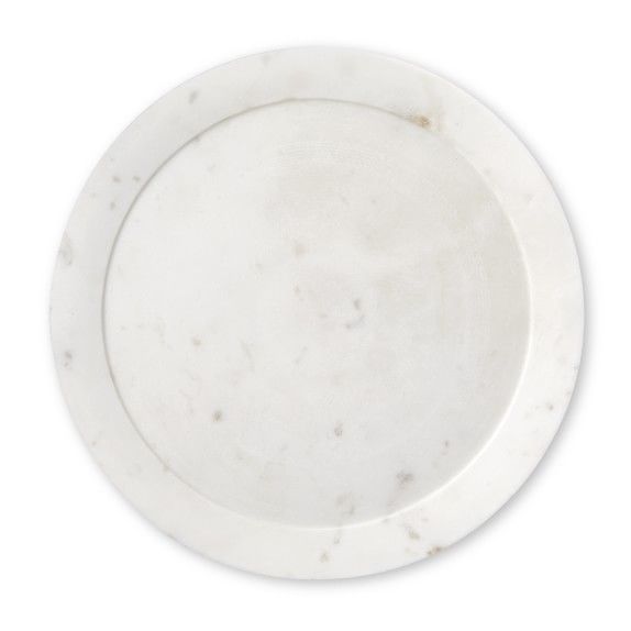 White Marble Charger Plate | Williams-Sonoma