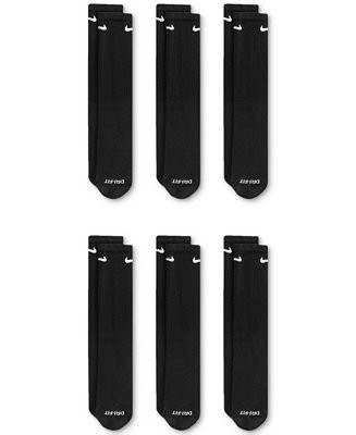 Nike Unisex Everyday Plus Cushioned Training Crew Socks (6 Pairs) - Macy's | Macy's