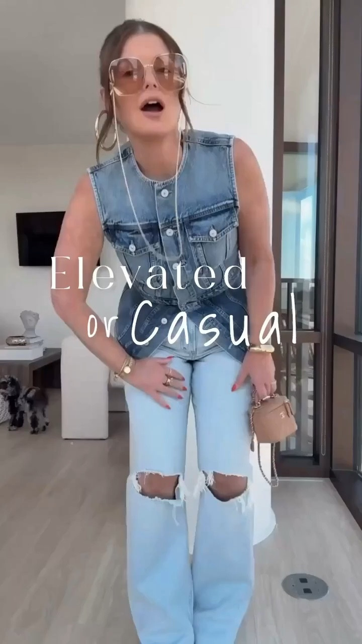 A few elevated or casual looks for spring with a few of my recent favorite denim pieces! 

#LTKSeasonal #LTKootd