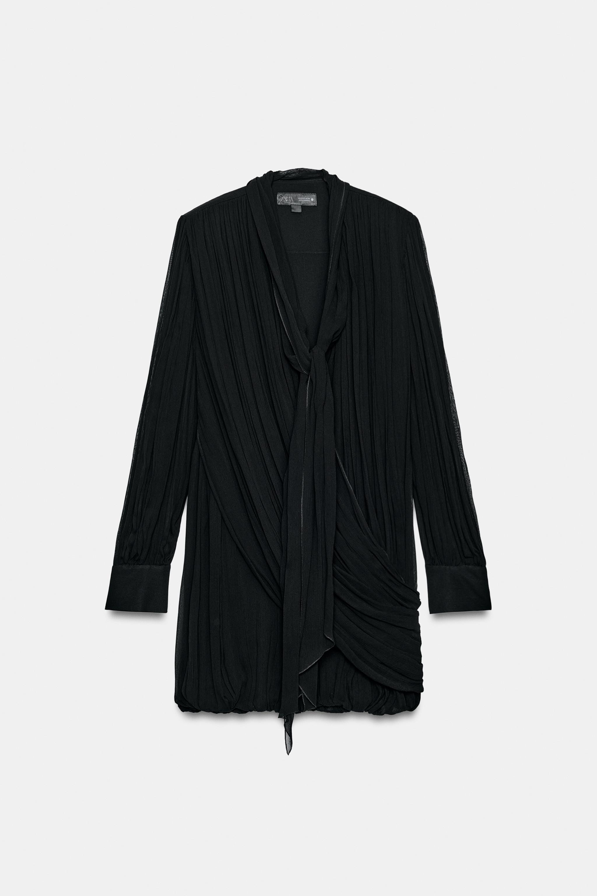 ZW COLLECTION DRAPED MINI DRESS | Zara US