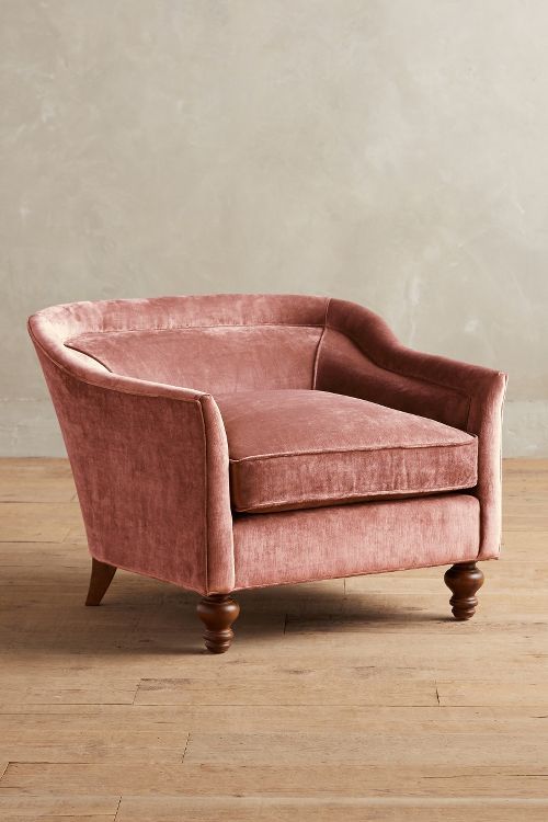 Slub Velvet Holloway Armchair | Anthropologie (US)