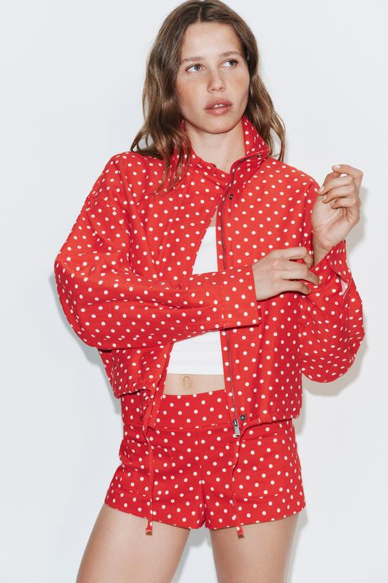 POLKA DOT PUFFER JACKET | Zara US