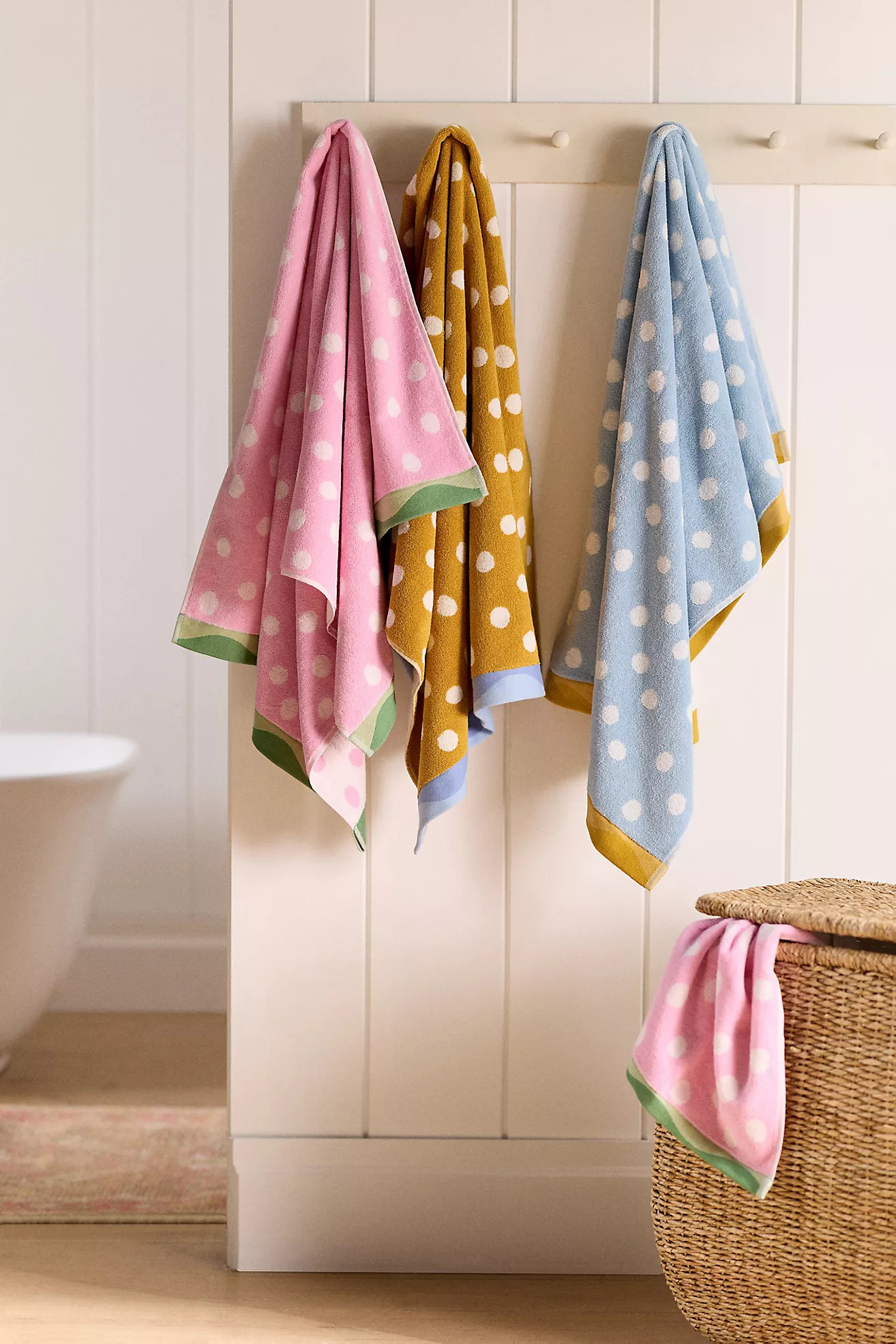 Maeve Cotton Patterned Towel Collection | Anthropologie (US)