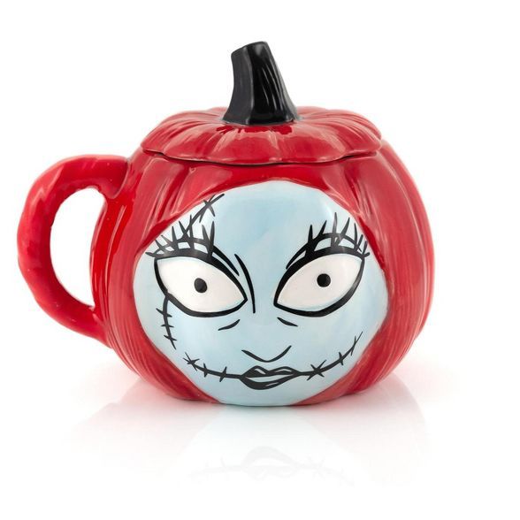 Seven20 Nightmare Before Christmas Sally Figural 26 Oz Ceramic Mug With Lid | Target
