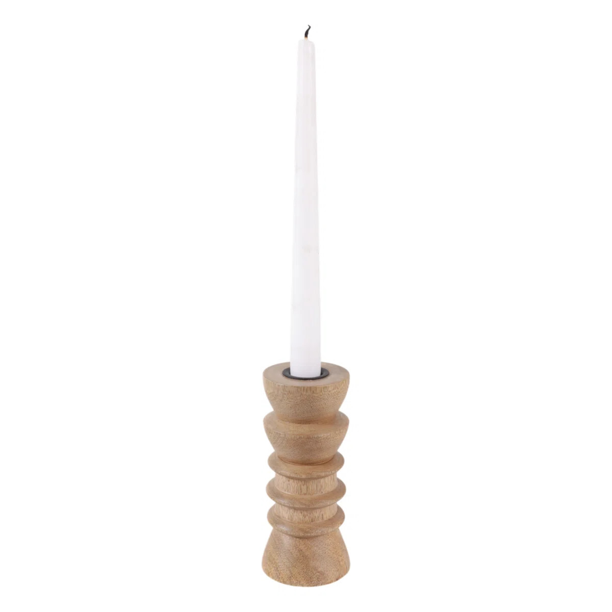 Modern Decorative Wooden Taper Candle Holder for Home Decor - Stylish Candlestick Holder for Entr... | Wayfair North America