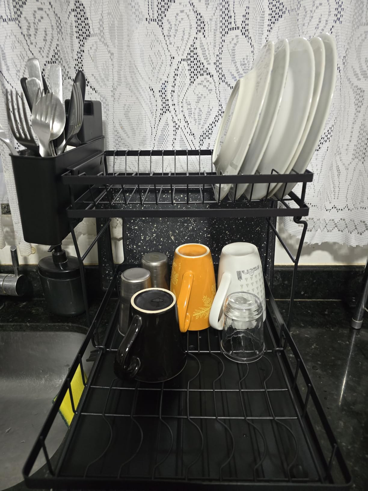 Escorredor de Louça Inox com Porta Pratos, Talheres Copos Modular Master, Escorredor de Louça S... | Amazon (BR)