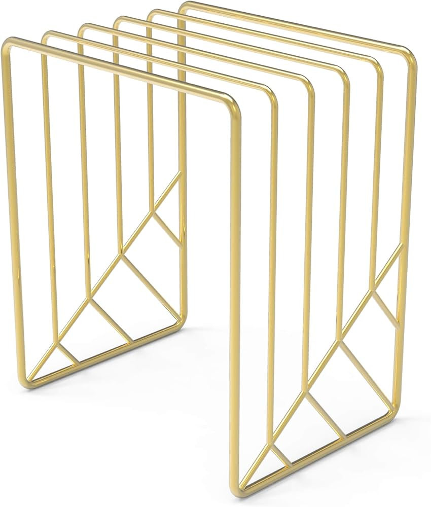 U Brands Metal Letter Sorter, Desktop Accessory, Vena Collection, Gold | Amazon (US)