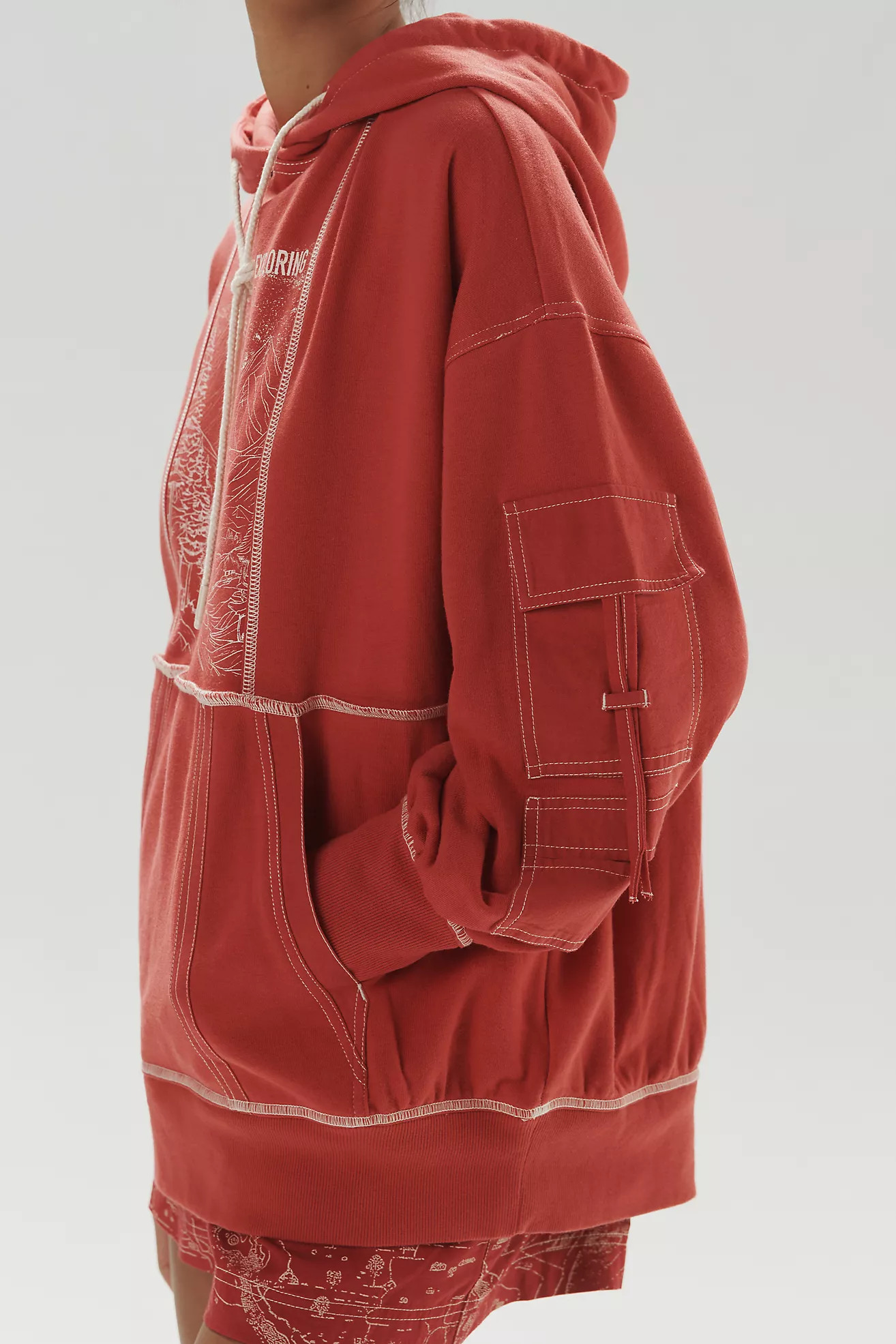 Daily Practice Base Weight Graphic Hooded Sweatshirt | Anthropologie (US)