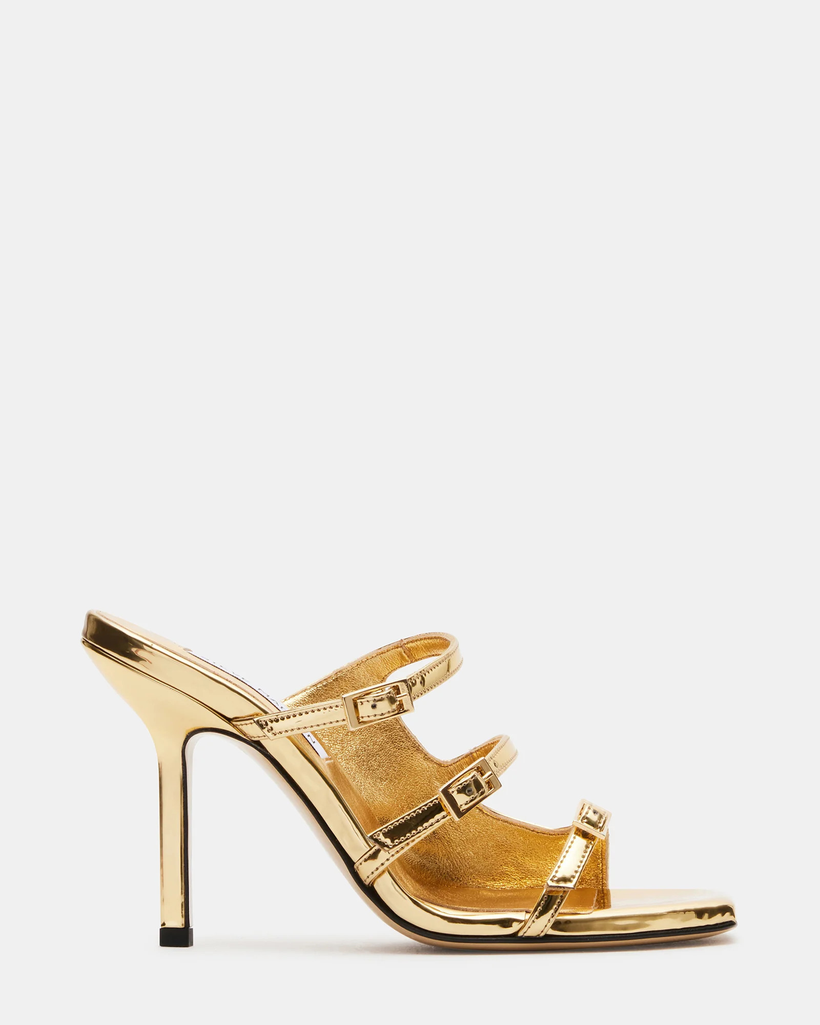 Steve Madden Women's Opulent Strappy Heels - Gold - Size 11 - Leather | Steve Madden (US)