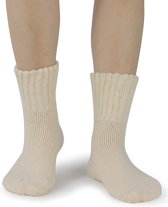 BenSorts Women's Winter Boots Socks Thick Warm Cozy Crew Socks Solid Color Gifts | Amazon (US)