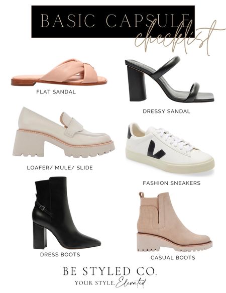 Wardrobe capsule / shoes / boots / sneakers / sandals 

#LTKFind #LTKstyletip #LTKshoecrush