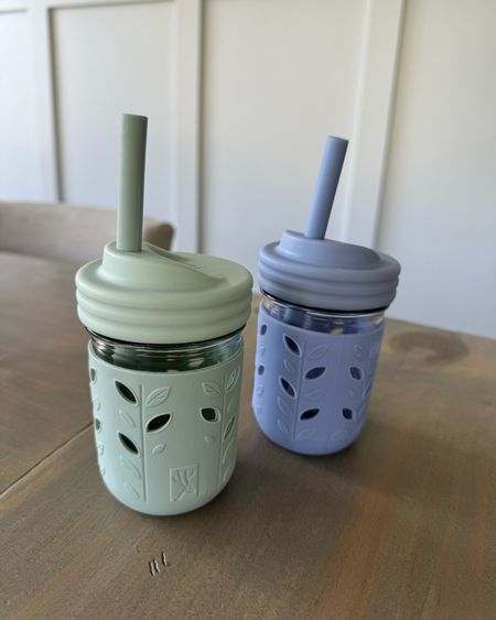 Toddler cups we love for Casen! Great for smoothies, perfect size, glass but super durable  

#LTKfamily #LTKfindsunder50 #LTKbaby