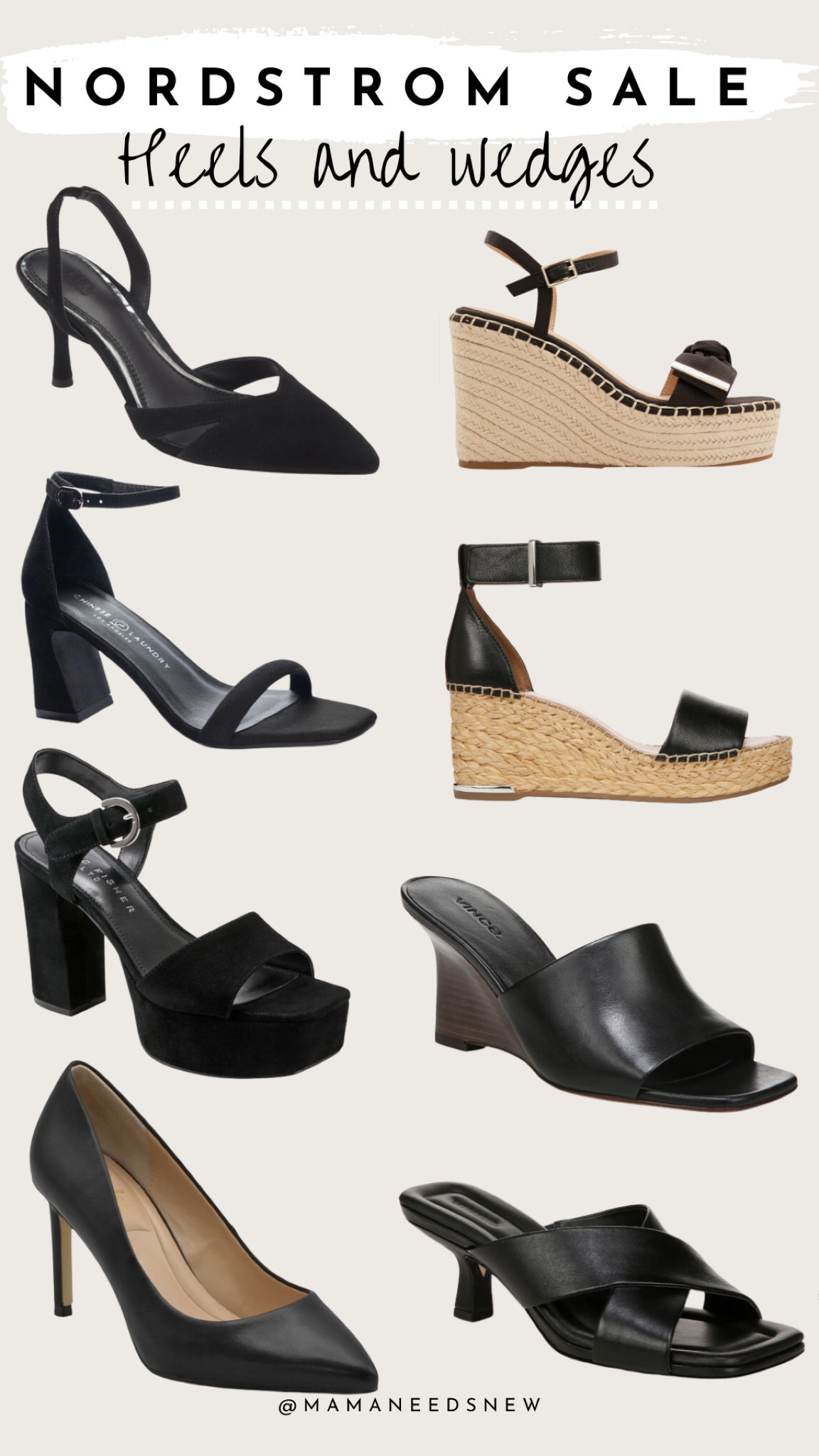 Favorite heels and wedges from Nordstrom Anniversary Sale 🖤

#LTKSummerSales #LTKSaleAlert #LTKxNSale