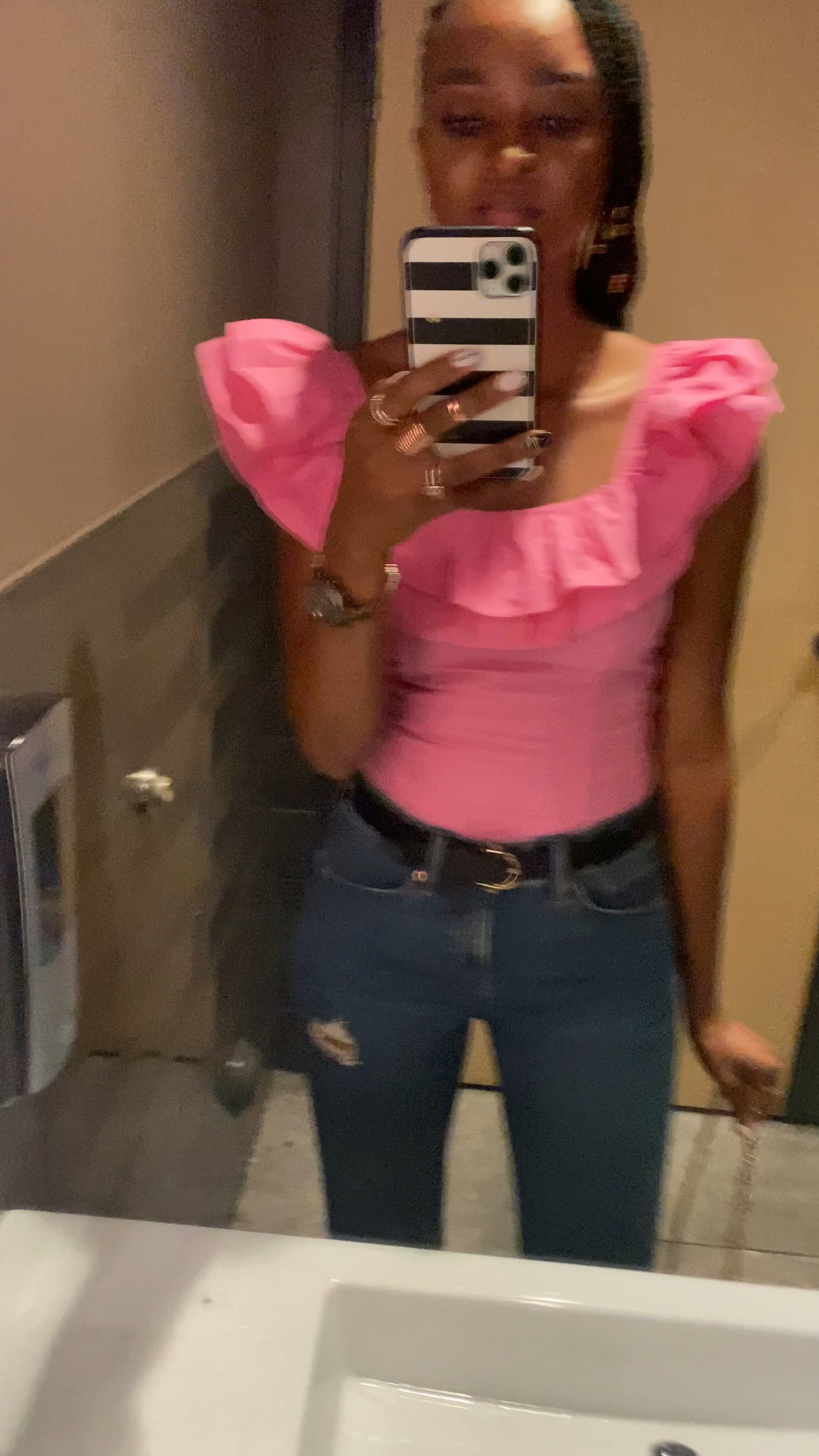 Loving the ruffles on the Poplin Ruffle Sleeve Thong Bodysuit. Such a statement top 

#LTKunder50 #LTKstyletip #LTKsalealert