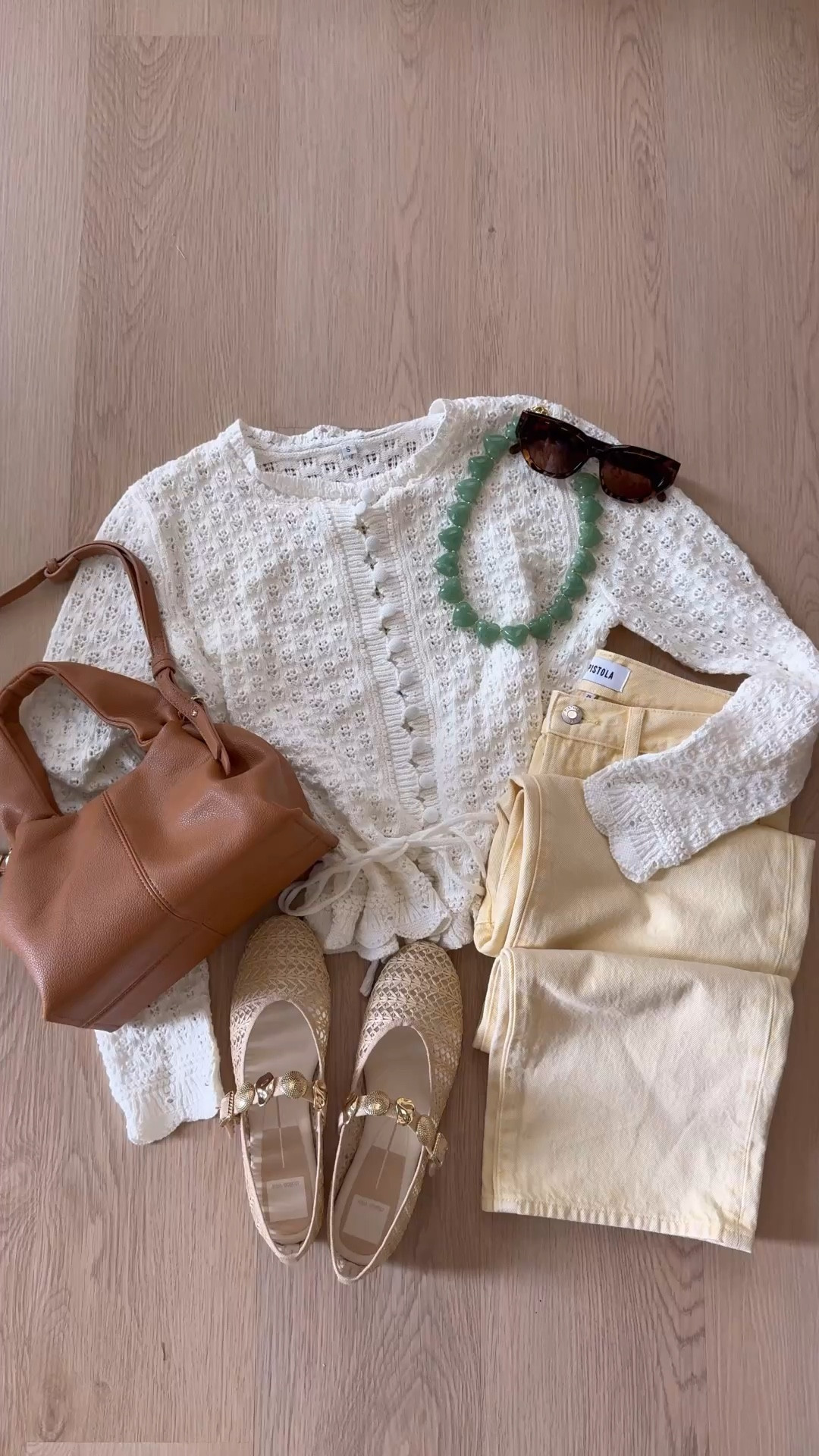 Yellow jeans for spring 🌼 paired with the cutest top (an Amazon find!), ballet flats, a chunky beaded necklace and a bag.

Yellow jeans, Amazon fashion, Amazon finds, dolce vita, summer style, spring outfit idea, how to wear 

#LTKootd