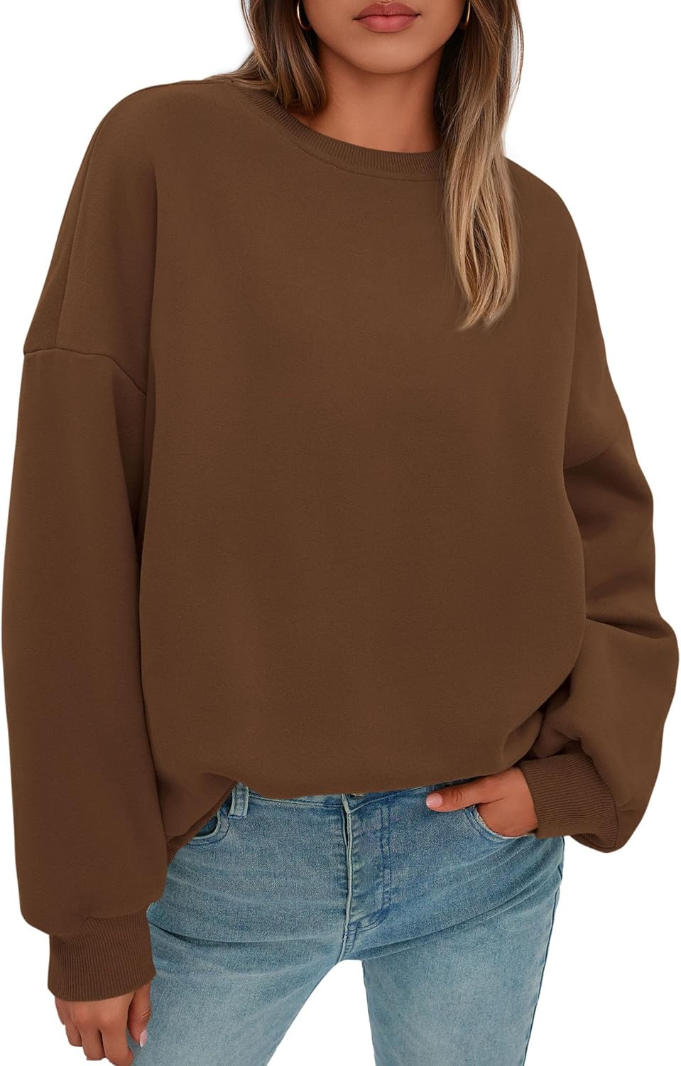 PRETTYGARDEN Womens Oversized Crewneck Sweatshirt | Amazon (US)